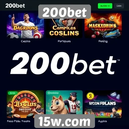 Opcões de jogos disponíveis no site 200bet
